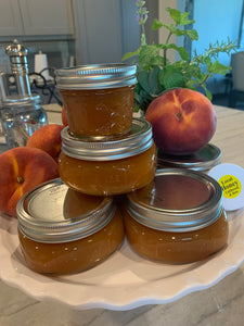 Peach-Honey Butter Half-Pint Jars